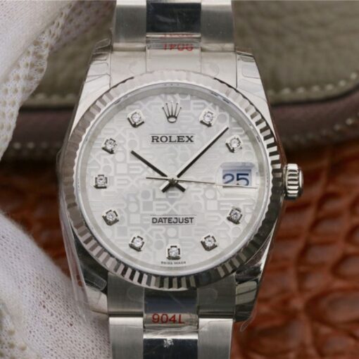 Rolex Datejust 36MM 116234 AR Factory Diamond-printed Dial Replica Watch - UK Replica