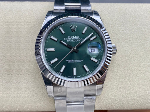 Replica VS Factory Rolex Datejust M126334-0028 Green Dial - Buy Replica Watches