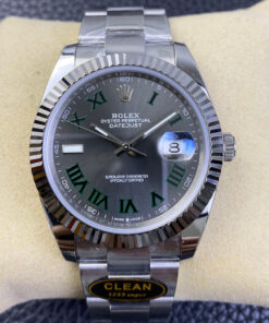 Replica Clean Factory Rolex Datejust M126334-0021 Grey Dial - Buy Replica Watches