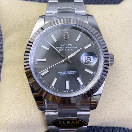 Replica Clean Factory Rolex Datejust M126334-0013 Grey Dial - Buy Replica Watches