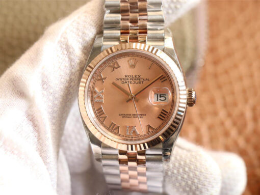 Replica EW Factory Rolex Datejust M126231-0027 Rose Gold - Buy Replica Watches