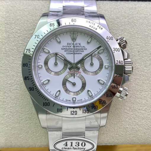 Replica Clean Factory Rolex Cosmograph Daytona 116520LN White Dial - Buy Replica Watches