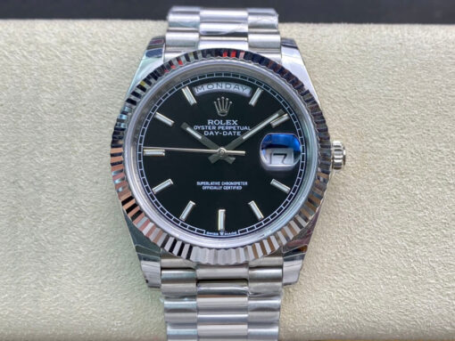 Replica EW Factory Rolex Day Date M228236-0003 Black Dial - Buy Replica Watches