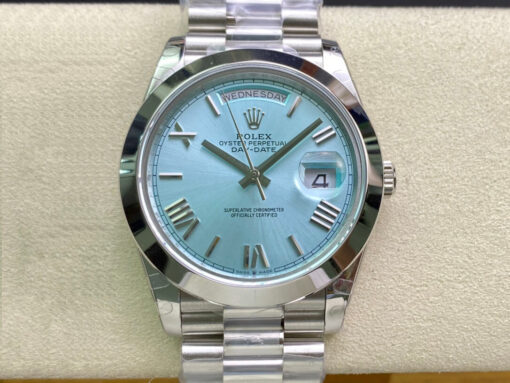 Replica EW Factory Rolex Day Date M228206-0044 Ice Blue Dial - Buy Replica Watches