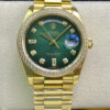 Replica EW Factory Rolex Day Date M128348RBR-0035 Gradient Green Dial - Buy Replica Watches