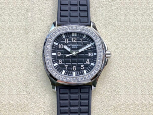 Replica PPF Factory Patek Philippe Aquanaut 5067A-001 Quartz Movement Black Dial - Buy Replica Watches