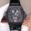 Replica JB Factory Hublot Masterpiece Tourbillon 906.ND.0129.VR.AES12 Black PVD Swiss HUB 9006 - Buy Replica Watches