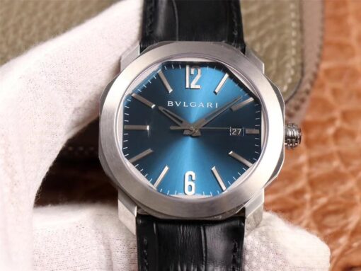 Replica BV Factory Bvlgari Octo 102429 Light Blue Dial - Buy Replica Watches