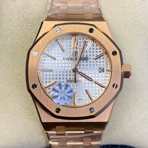 Replica JF Factory Audemars Piguet Royal Oak 15450OR.OO.1256OR.01 Rose Gold - Buy Replica Watches