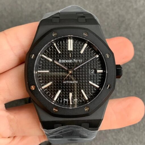 Replica ZF Factory Audemars Piguet Royal Oak 15400 DLC Version Black Dial - Buy Replica Watches