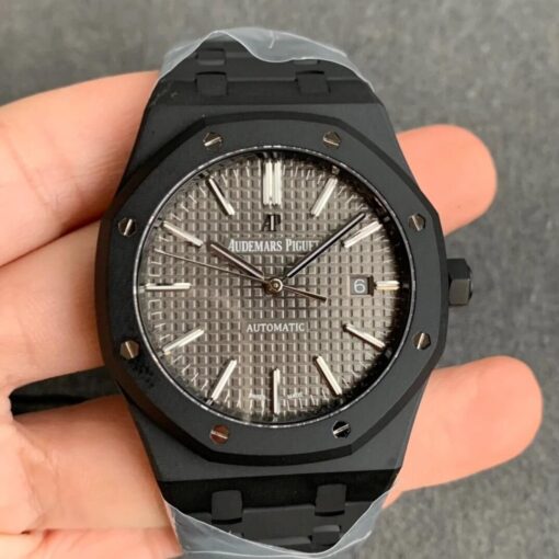 Replica ZF Factory Audemars Piguet Royal Oak 15400 DLC Version Grey Dial - Buy Replica Watches