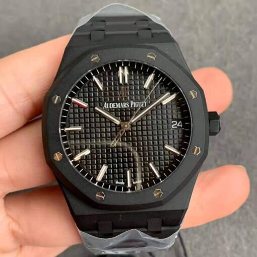 Replica ZF Factory Audemars Piguet Royal Oak 15500 DLC Version Black Dial - Buy Replica Watches