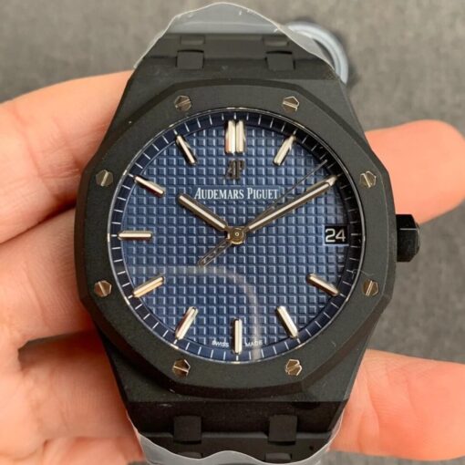 Replica ZF Factory Audemars Piguet Royal Oak 15500 DLC Version Blue Dial - Buy Replica Watches